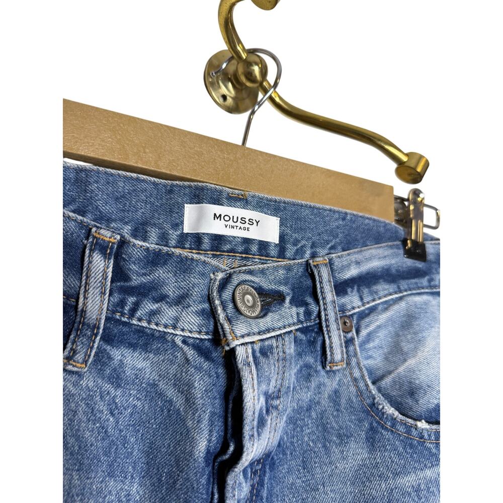 Moussy Vintage Lomita Wide Straight Jeans Made in Japan Women’s Sz. 29 - Picture 4 of 14